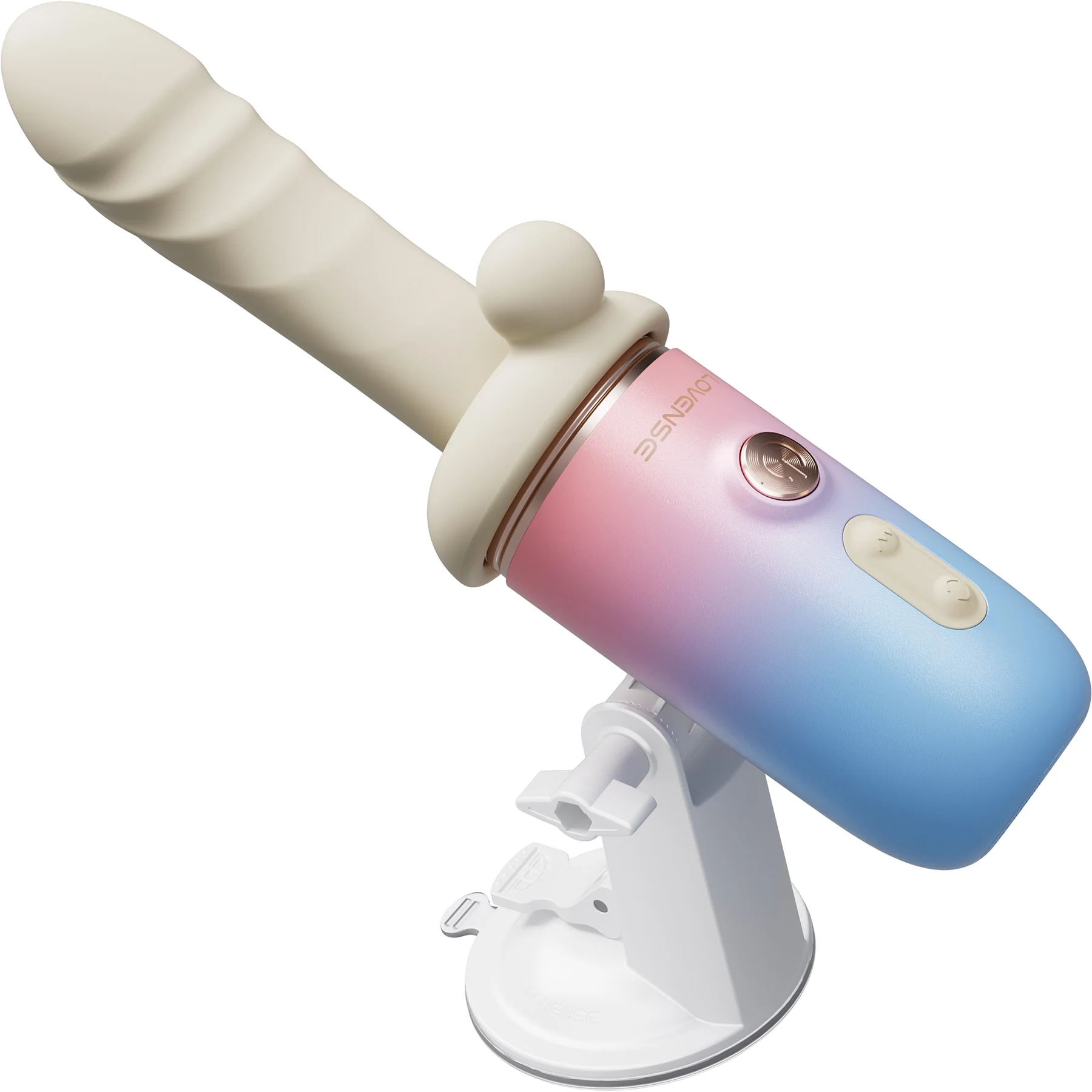 Lovense Spinel App-Controlled Thrusting Vibrating & Warming Multi-Attachment Dildo Machine - Image 4