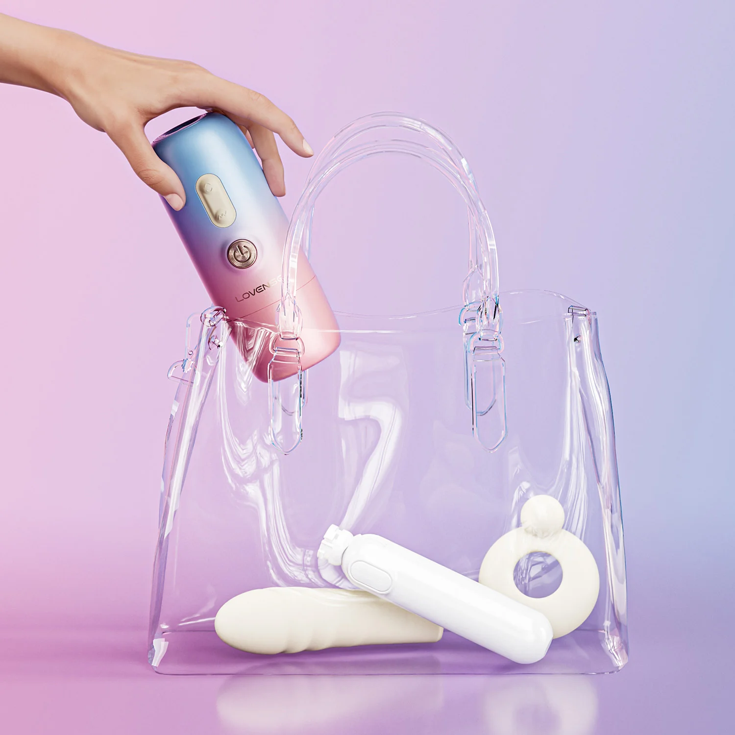 Lovense Spinel App-Controlled Thrusting Vibrating & Warming Multi-Attachment Dildo Machine - Image 7