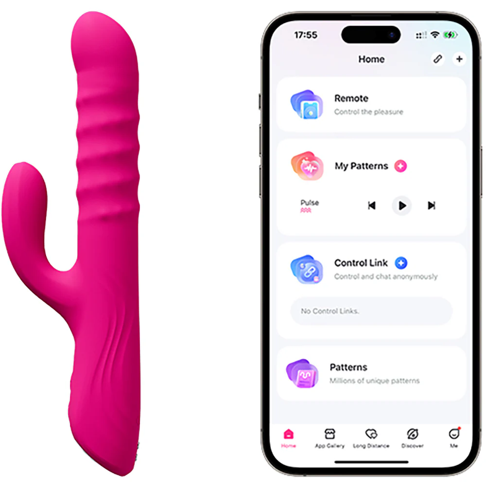 Lovense Velvo App Enabled Rolling Bead G-Spot & Clit Rabbit Vibrator - Image 4