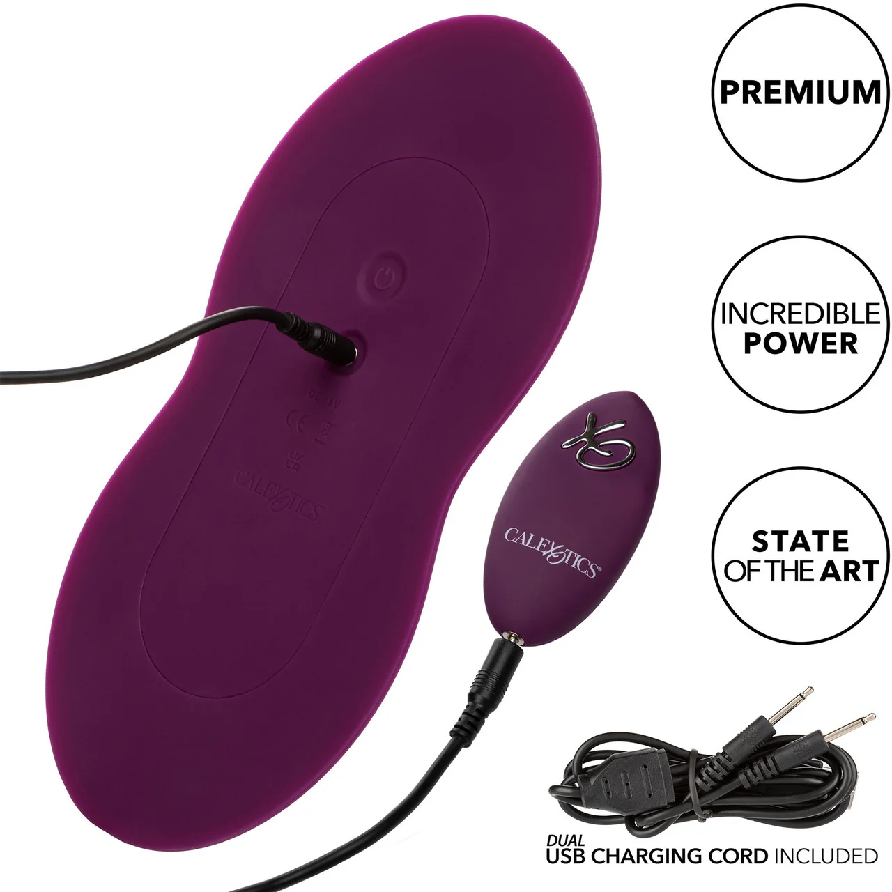 Lust Dual Rider Silicone Rechargeable Waterproof Grinding Vibrator With Remote By CalExotics - Image 17