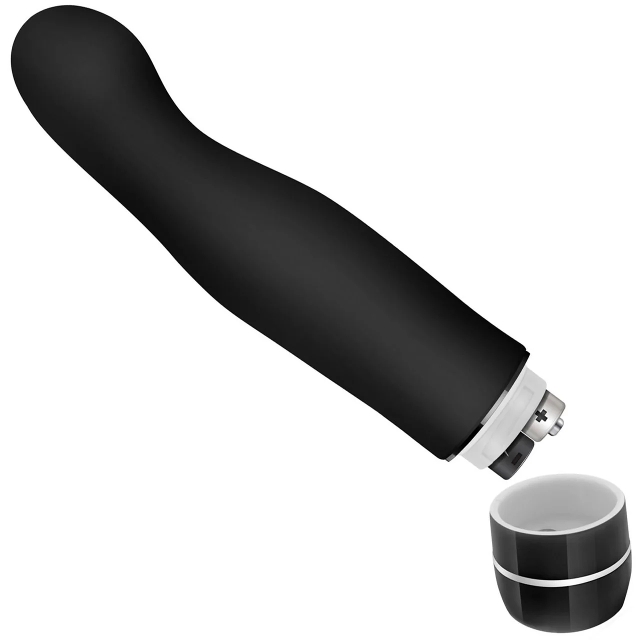 Luxe Gio Silicone G-spot Vibrator by Blush Novelties - Black - Image 4