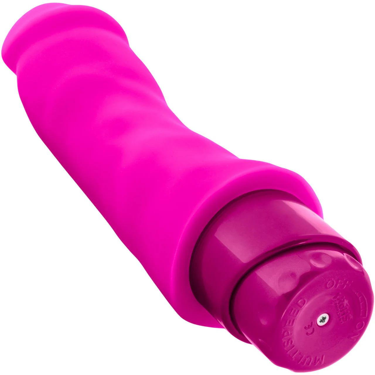 Luxe Marco Silicone Vibrating Dildo by Blush Novelties - Pink - Image 4