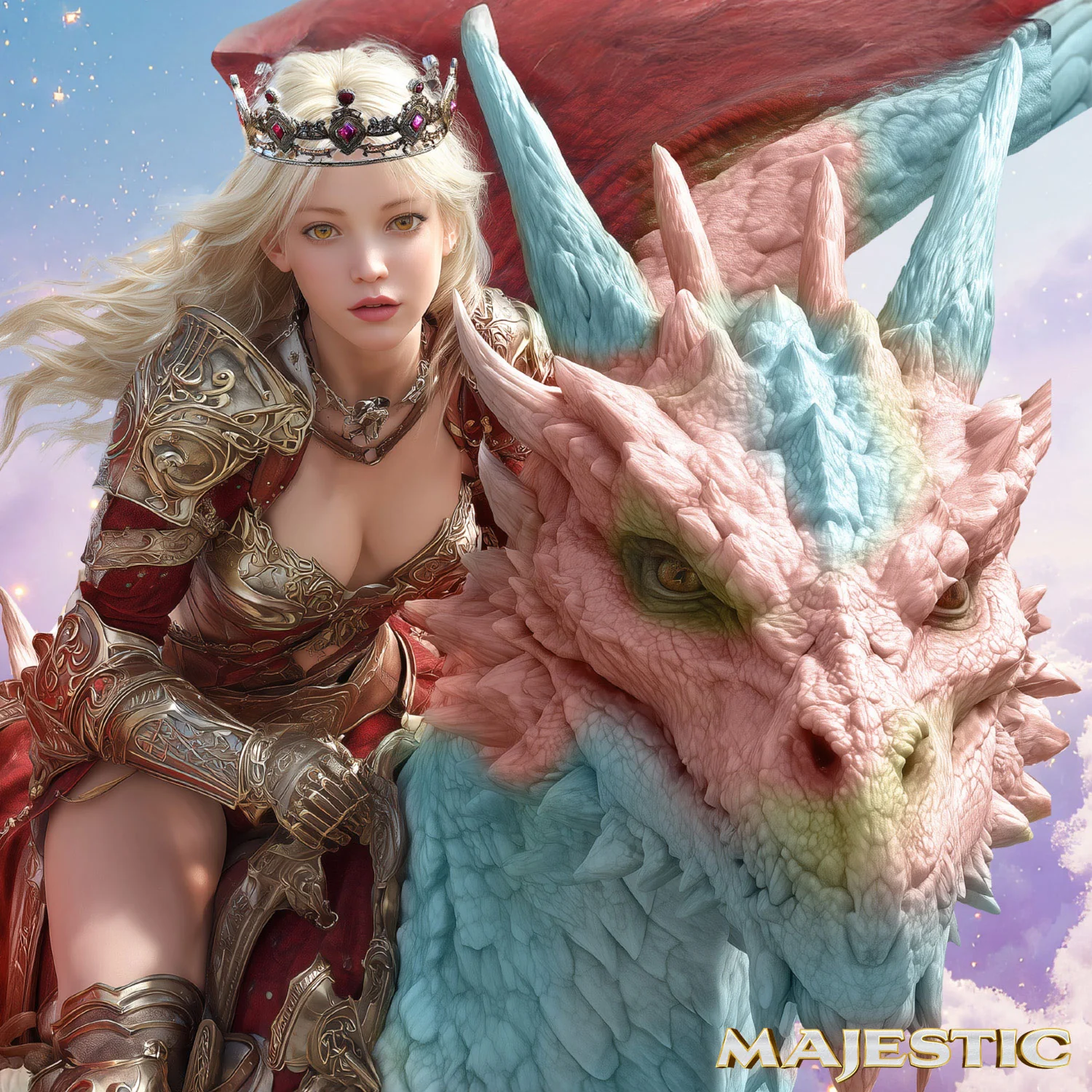 Majestic Seraphina Dragon 9" Silicone Dildo By Creature Cocks - Image 6