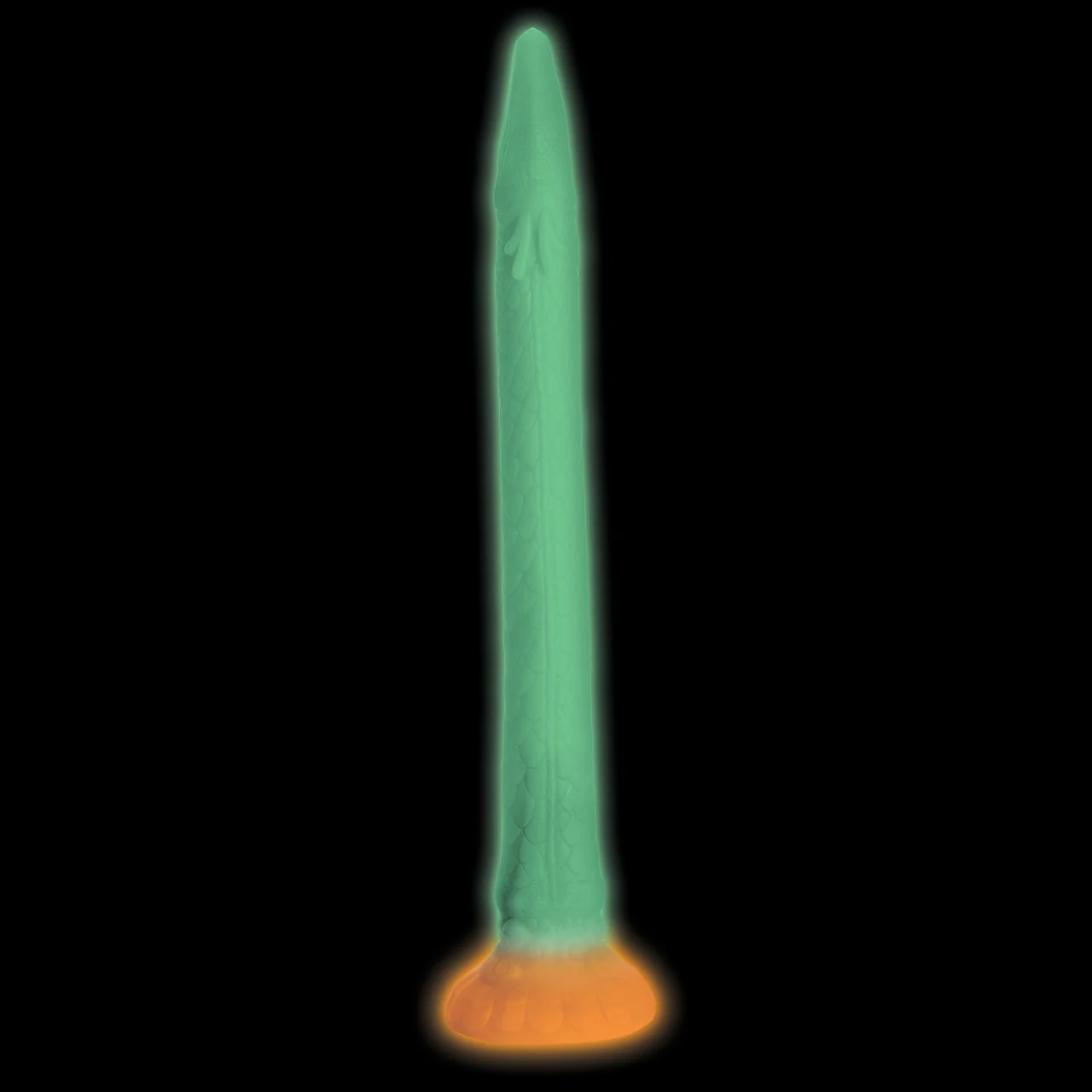 Makara Glow-In-The-Dark Snake 18.25" Silicone Suction Cup Dildo By Creature Cocks - Image 4