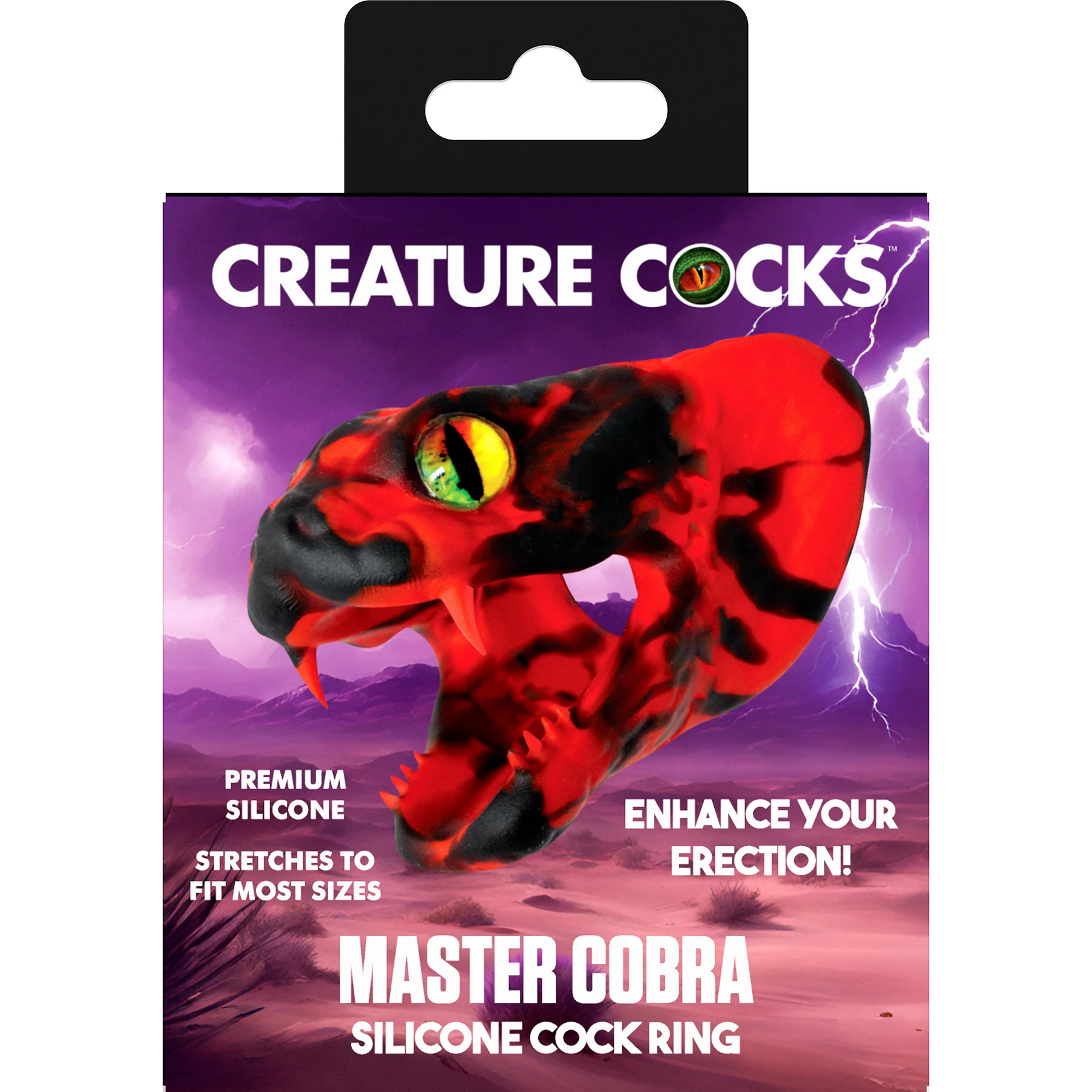 Master Cobra Silicone Cock Ring By Creature Cocks - Image 17