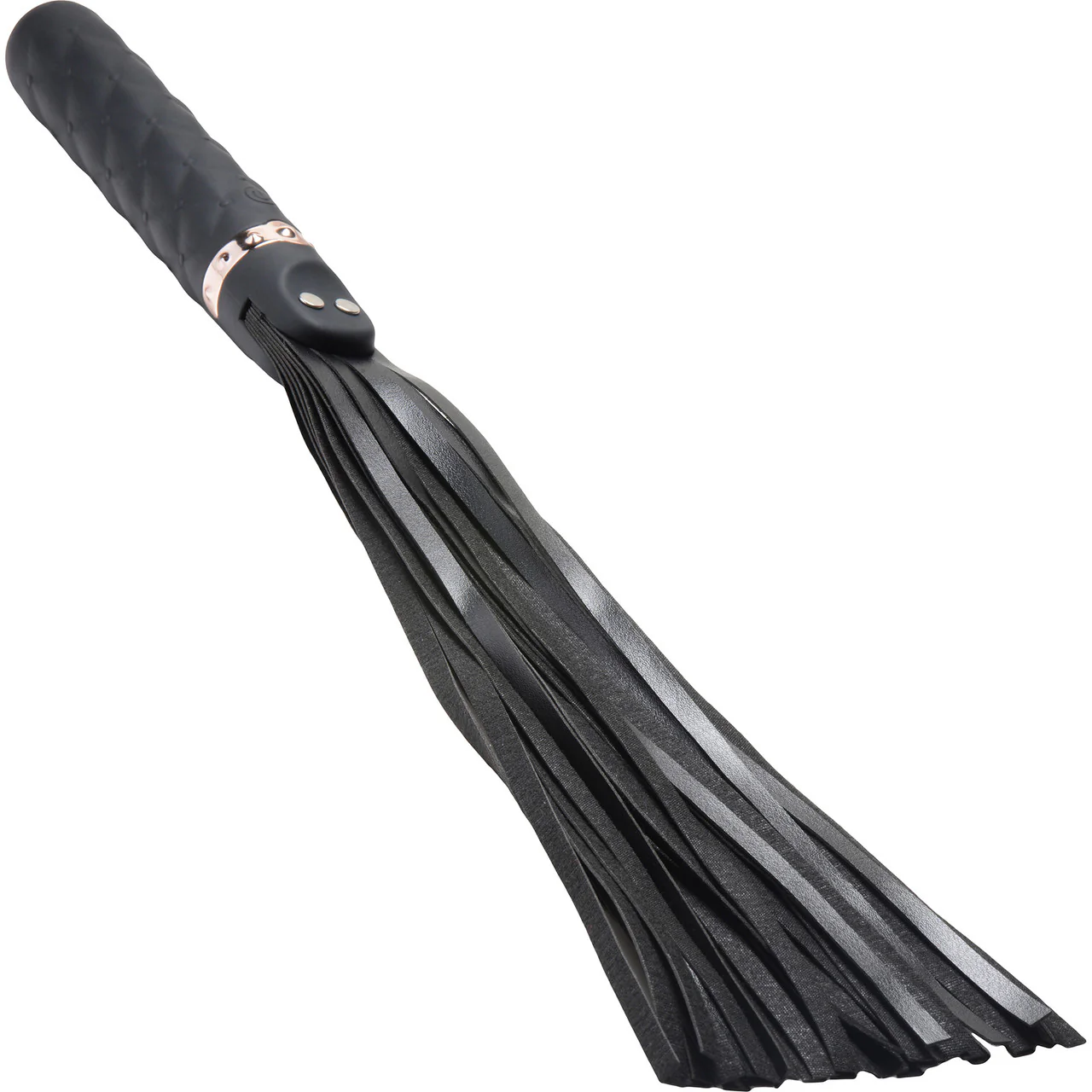 Master Series Vibra-Lasher 9X Rechargeable Silicone Waterproof Vibrator & Flogger - Image 2