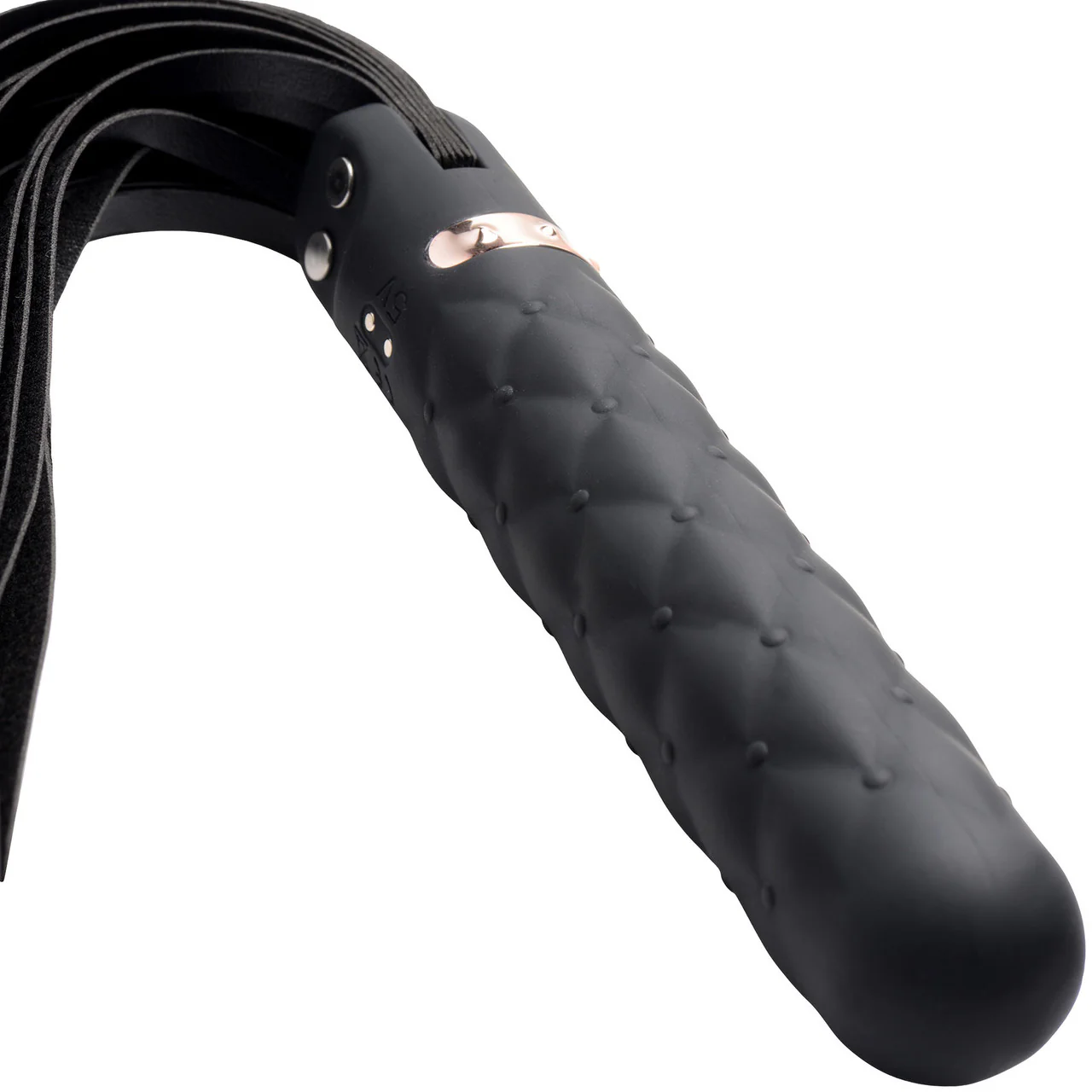 Master Series Vibra-Lasher 9X Rechargeable Silicone Waterproof Vibrator & Flogger - Image 5