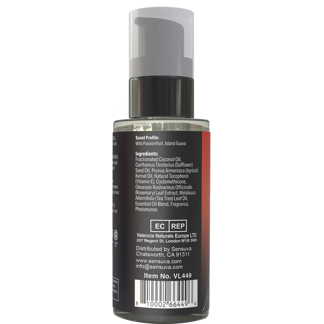 Me & You Luxury Massage Oil With Pheromones & Hyper-Glide By Sensuva 2 fl oz - Island Passion - Image 2