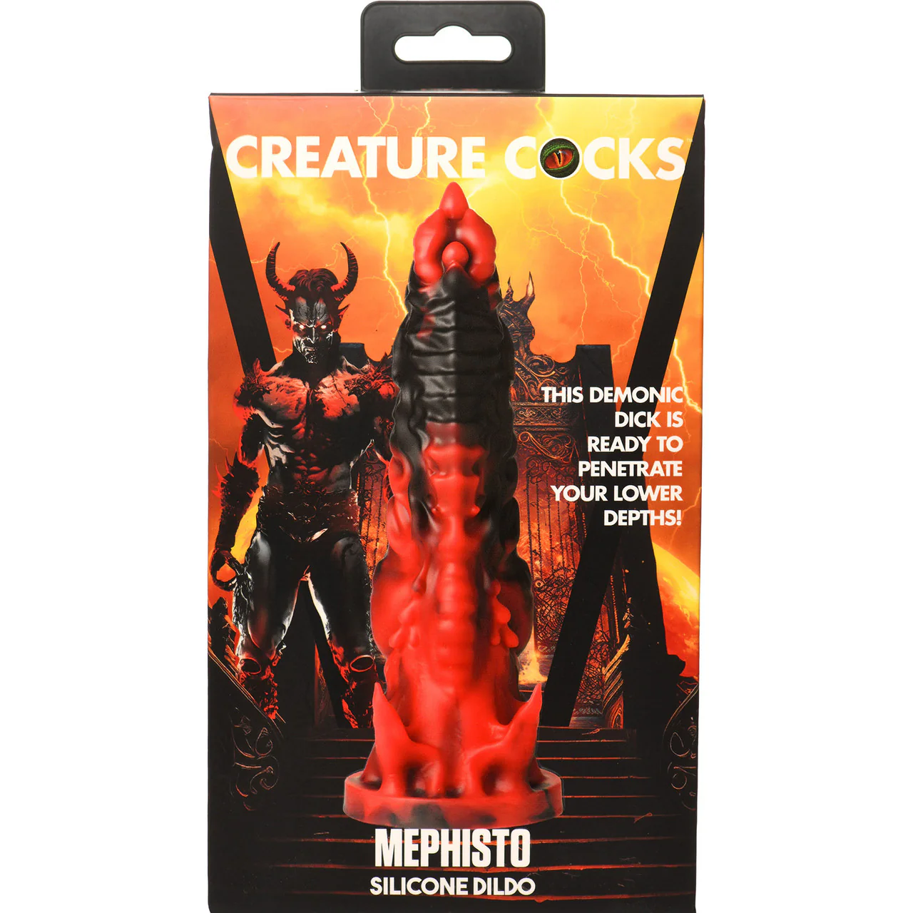 Mephisto 7.25" Silicone Suction Cup Dildo By Creature Cocks - Image 15