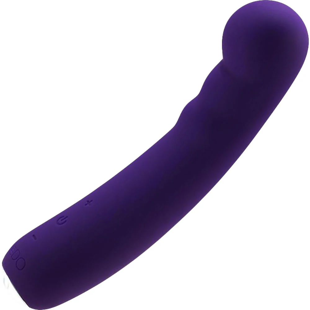 Midori Rechargeable Waterproof Silicone G-Spot Vibrator by VeDO - Deep Purple - Image 3