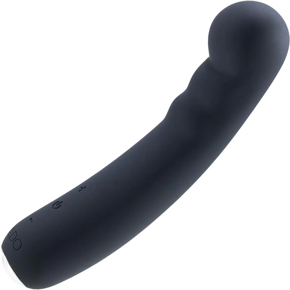 Midori Rechargeable Waterproof Silicone G-Spot Vibrator by VeDO - Just Black - Image 3