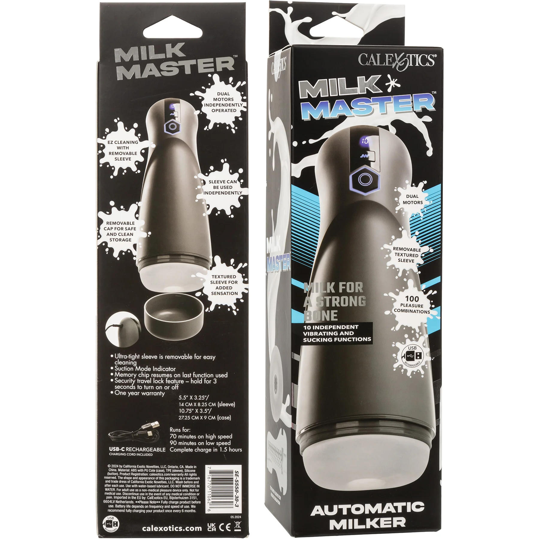 Milk Master™ Automatic Milker Vibrating Sucking Penis Masturbator - Image 10