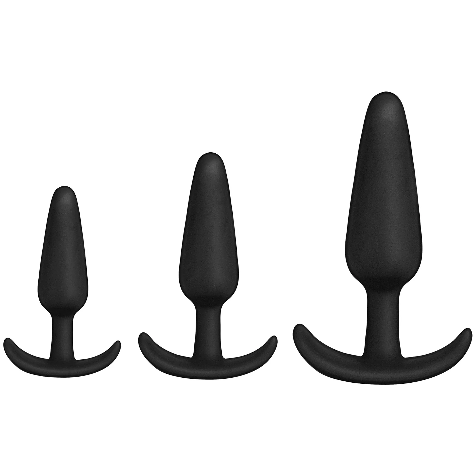 Mood Naughty 1 Silicone Butt Plug Trainer 3 Piece Set By Doc Johnson - Image 2