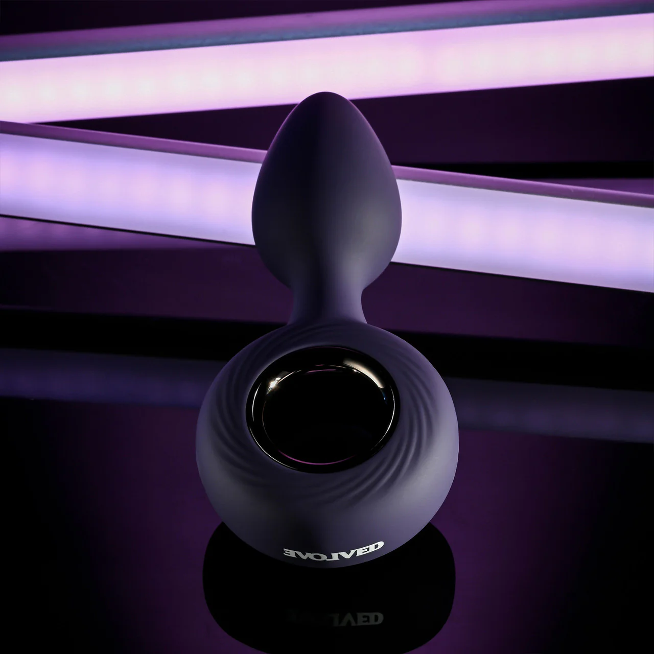 My Precious Rechargeable Waterproof Silicone Vibrating Anal Plug By Evolved Novelties - Purple - Image 8