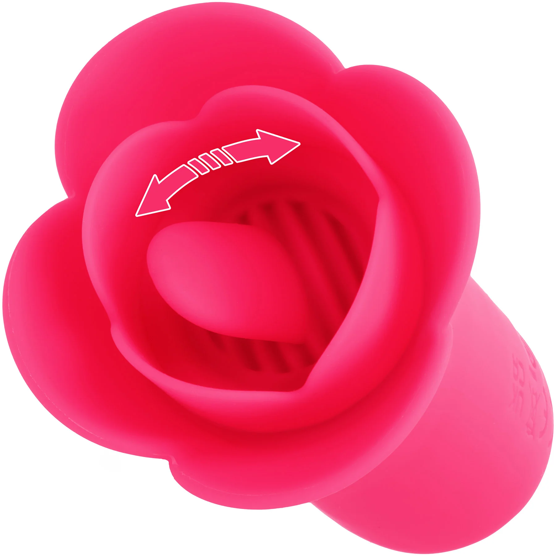 Naughty Bits® Lily Licker Mini Flower Flicker Rechargeable Silicone Vibrator By CalExotics - Image 3
