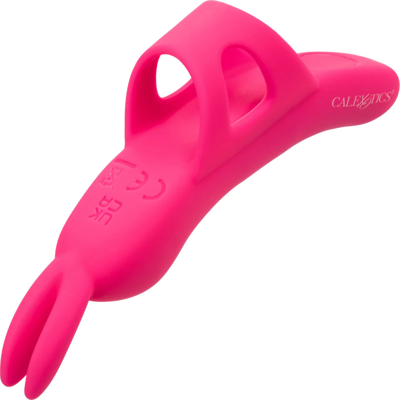 Neon Vibes - The Flirty Vibe Rechargeable Silicone Finger Vibrator By CalExotics - Pink - Image 3