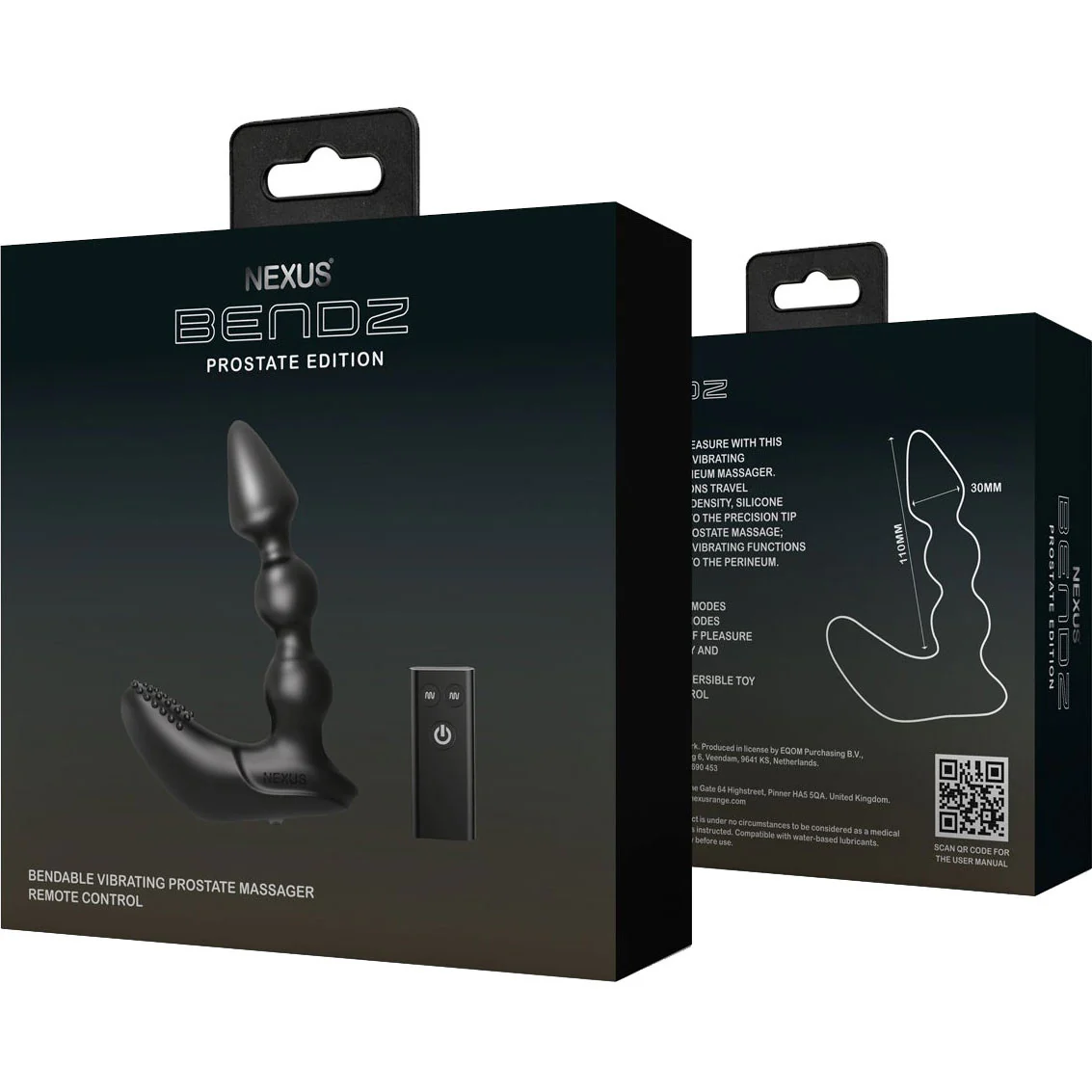 Nexus Bendz Prostate Edition Rechargeable Silicone Vibrating Prostate & Perineum Massager With Remote - Image 7
