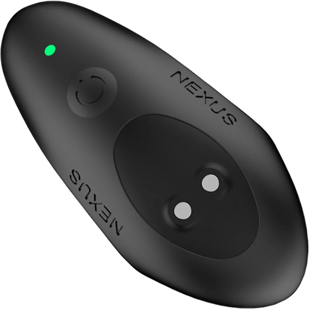 Nexus Duo Vibrating Rechargeable Silicone Small Beginner Butt Plug With Remote - Image 4