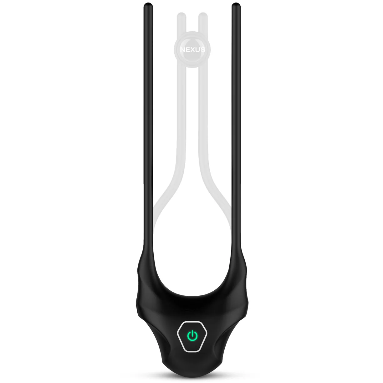 Nexus Forge Adjustable Rechargeable Vibrating Silicone Cock Ring - Image 5