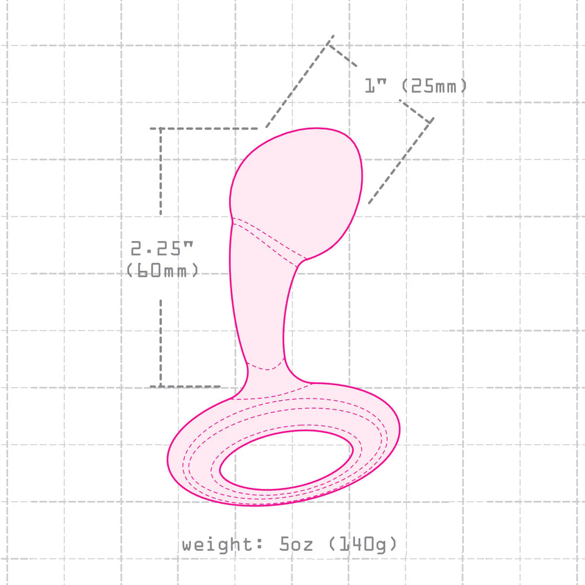 Njoy Pure Plug Stainless Steel Butt Plug - Small - Image 4