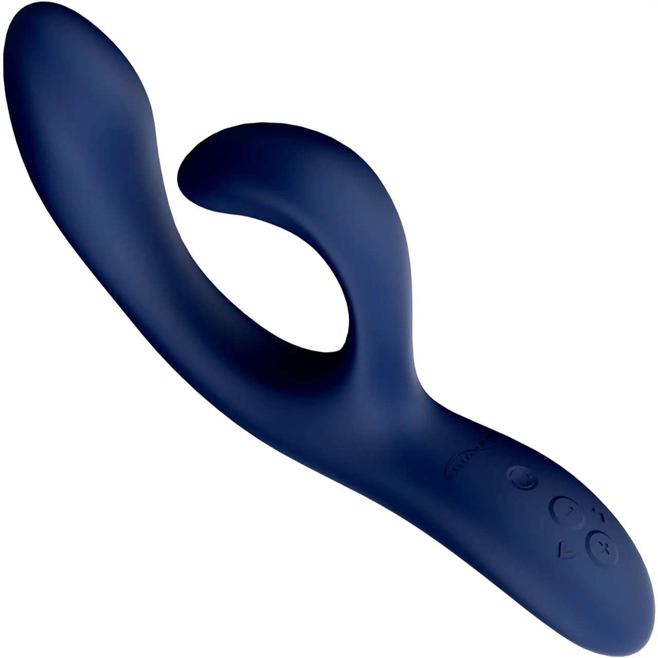Nova 2 By We-Vibe Silicone Rechargeable Dual-Stimulation Vibrator - Midnight Blue - Image 3