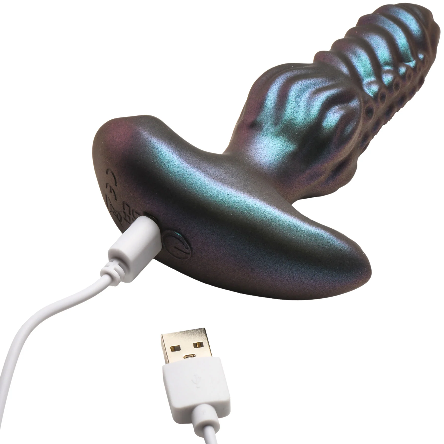 Octo-Squirm Vibrating & Squirming Silicone Anal Plug By Creature Cocks - Image 11