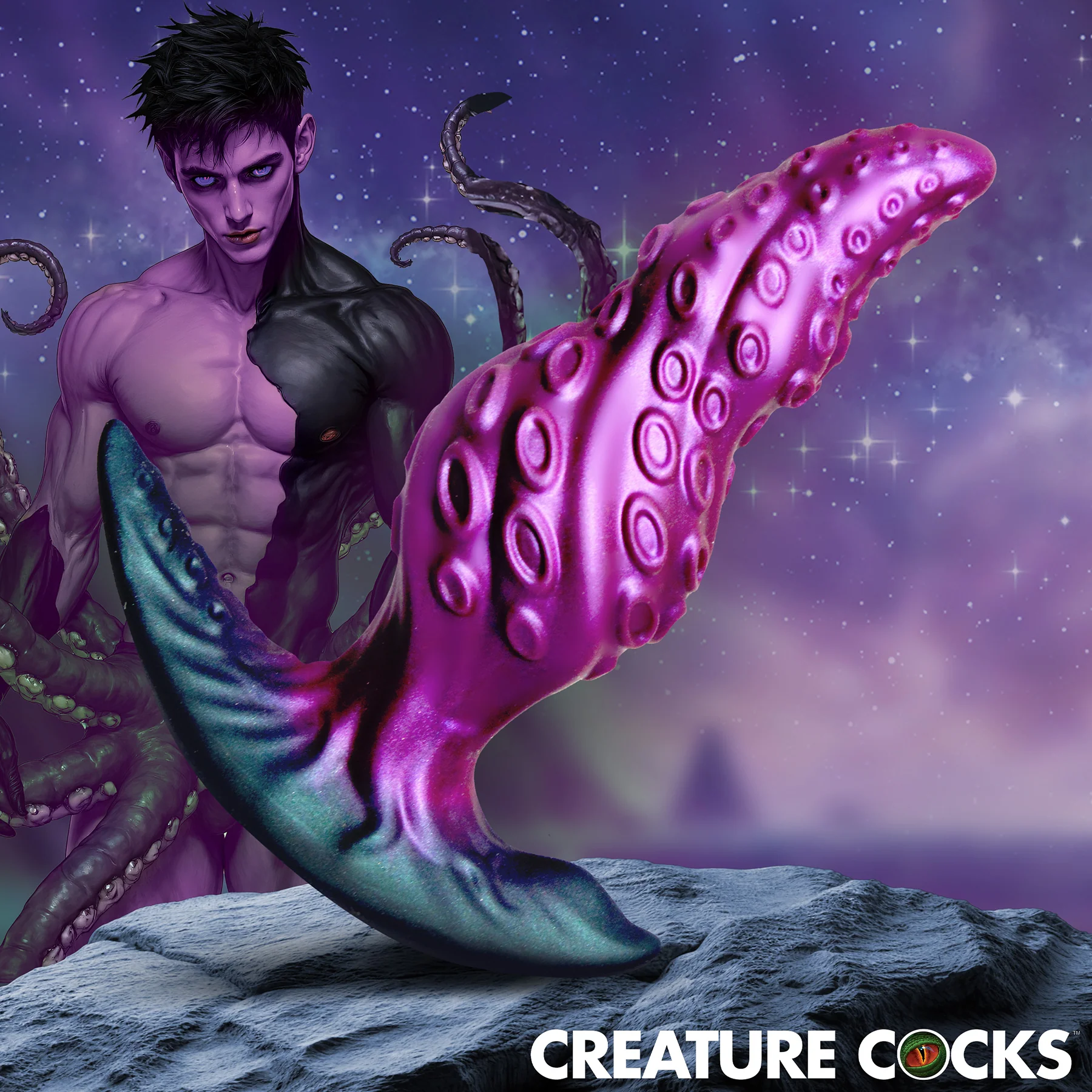 Octo-Twist Silicone Anal Plug By Creature Cocks - Image 4