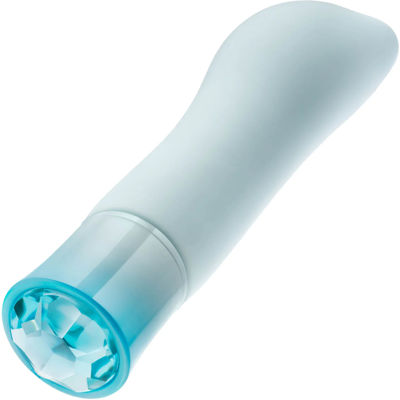 Oh My Gem Ardor Rechargeable Waterproof Silicone Warming Vibrator By Blush - Aquamarine - Image 3