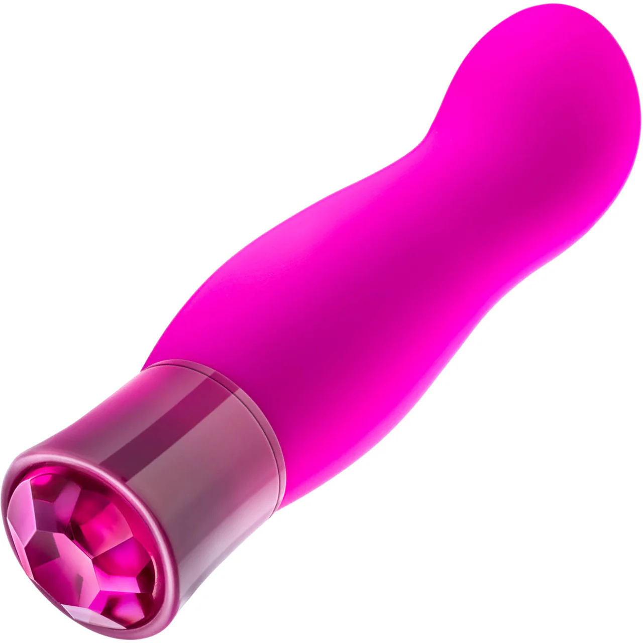 Oh My Gem Exclusive Rechargeable Waterproof Silicone Warming G-Spot Vibrator By Blush - Tourmaline - Image 3