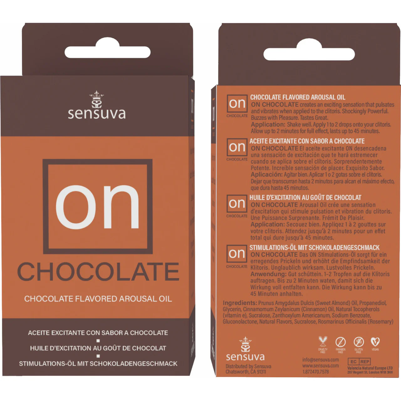 ON Chocolate Arousal Oil by Sensuva 5 ml - Image 4
