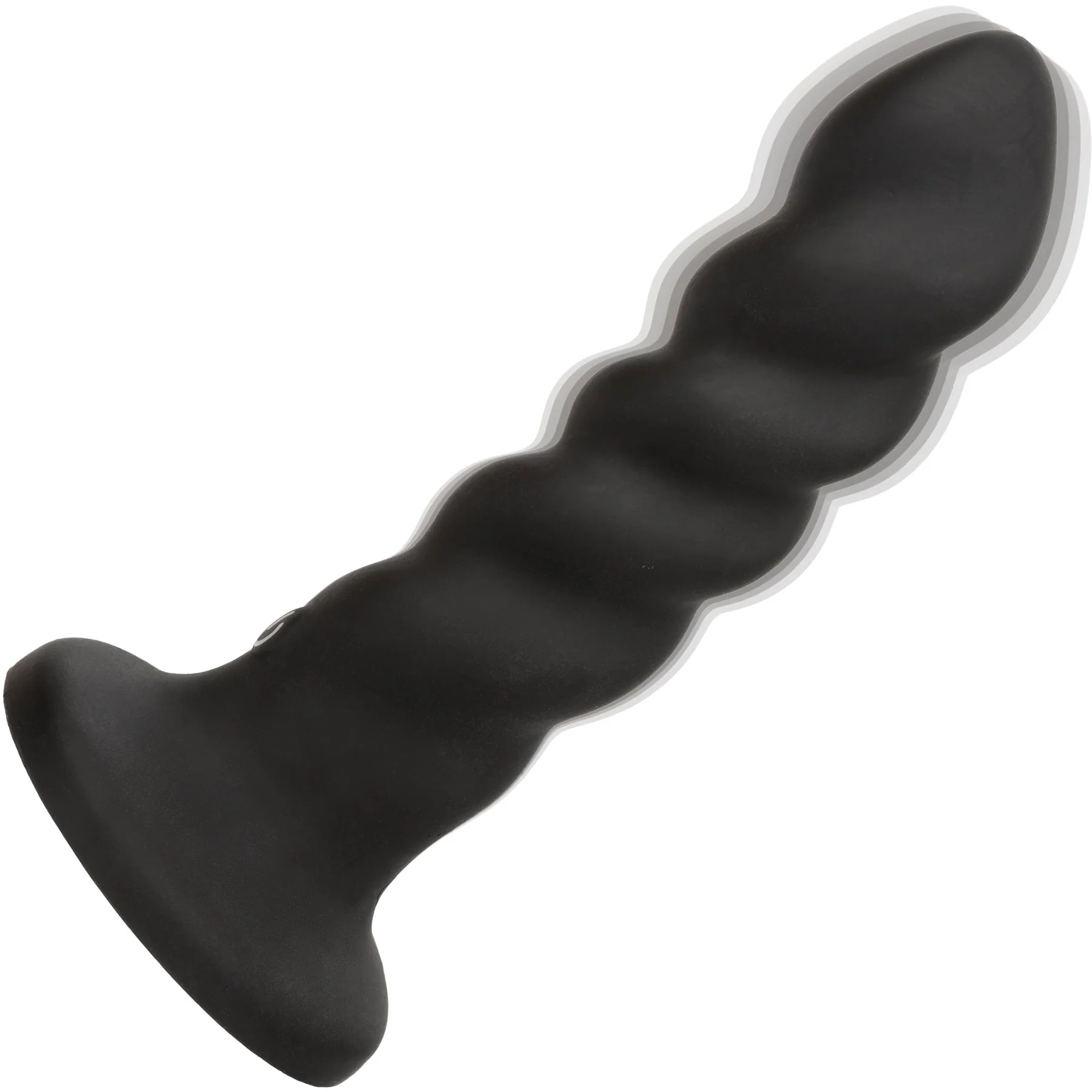 Onyxxx™ Rechargeable Rippled Vibrating Silicone Probe By CalExotics - Image 4