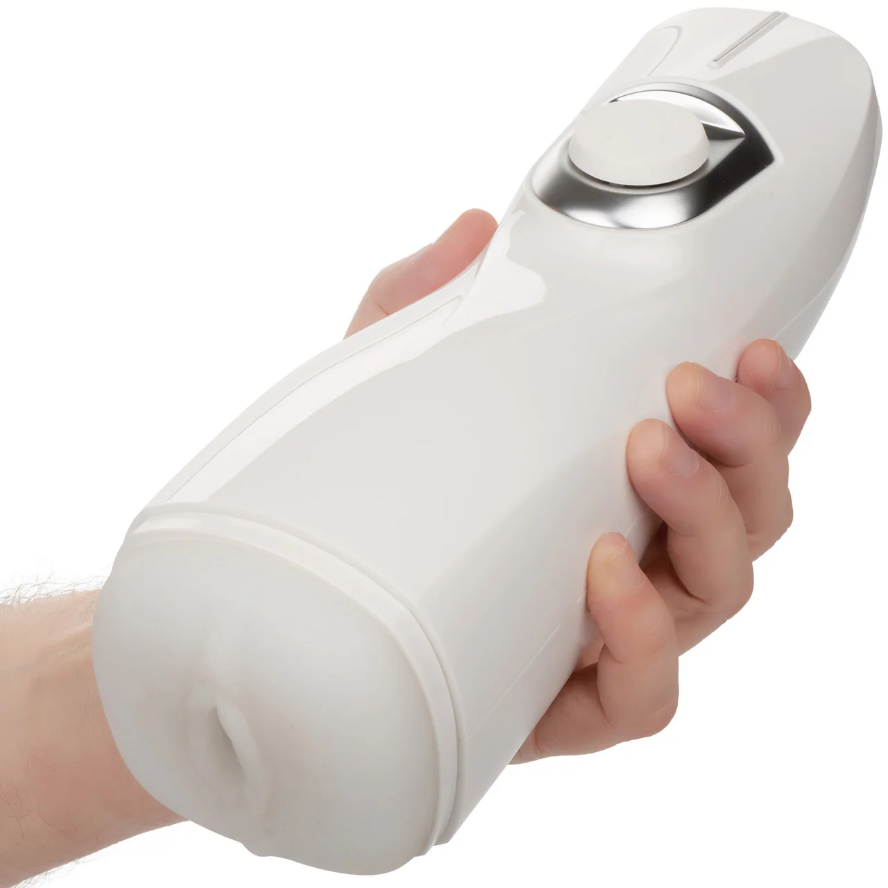 Optimum Power Life-Like Pulsar Stroker Sucking & Vibrating Penis Masturbator By CalExotics - Image 2
