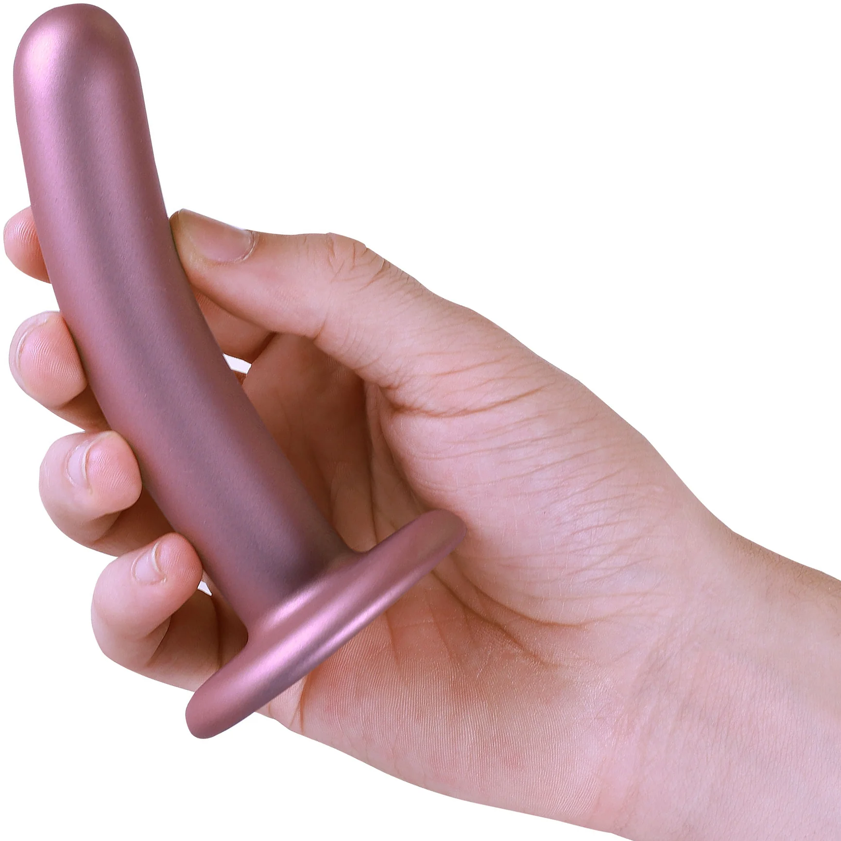 Ouch! 5" Smooth Silicone Suction Cup G-Spot Dildo - Image 11