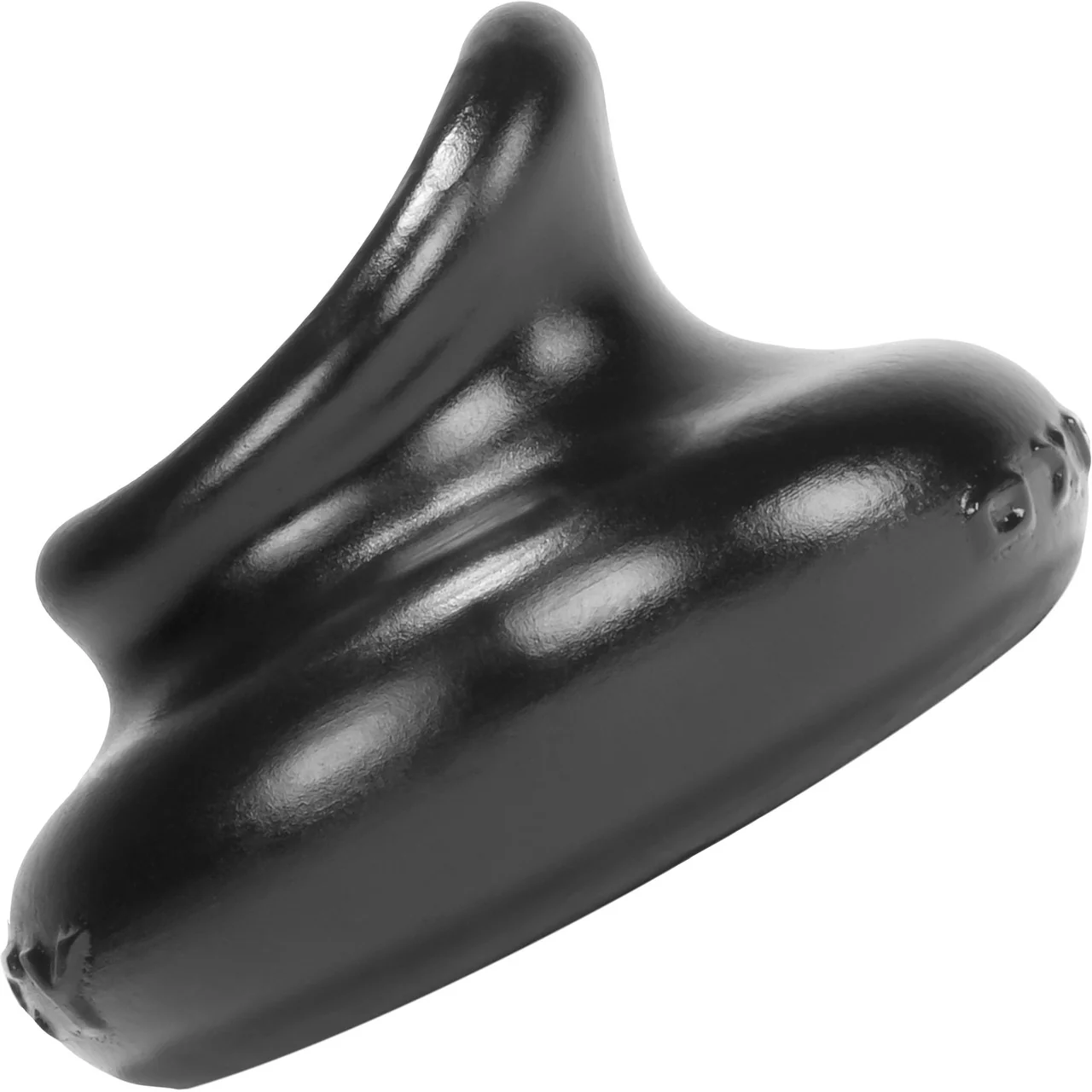 Oxballs Juicy Pumper Silicone Cock Ring 3.5 Inch - Black - Image 7