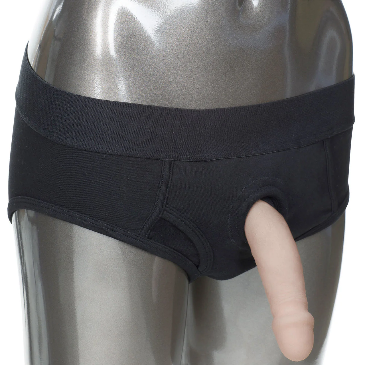 Packer Gear Black Brief Packing Harness By CalExotics - 2XL/3XL - Image 2