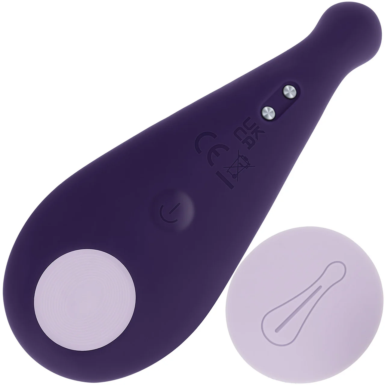Panty Party Rechargeable Silicone Magnetic Panty Vibrator With Remote By Evolved Novelties - Purple - Image 5