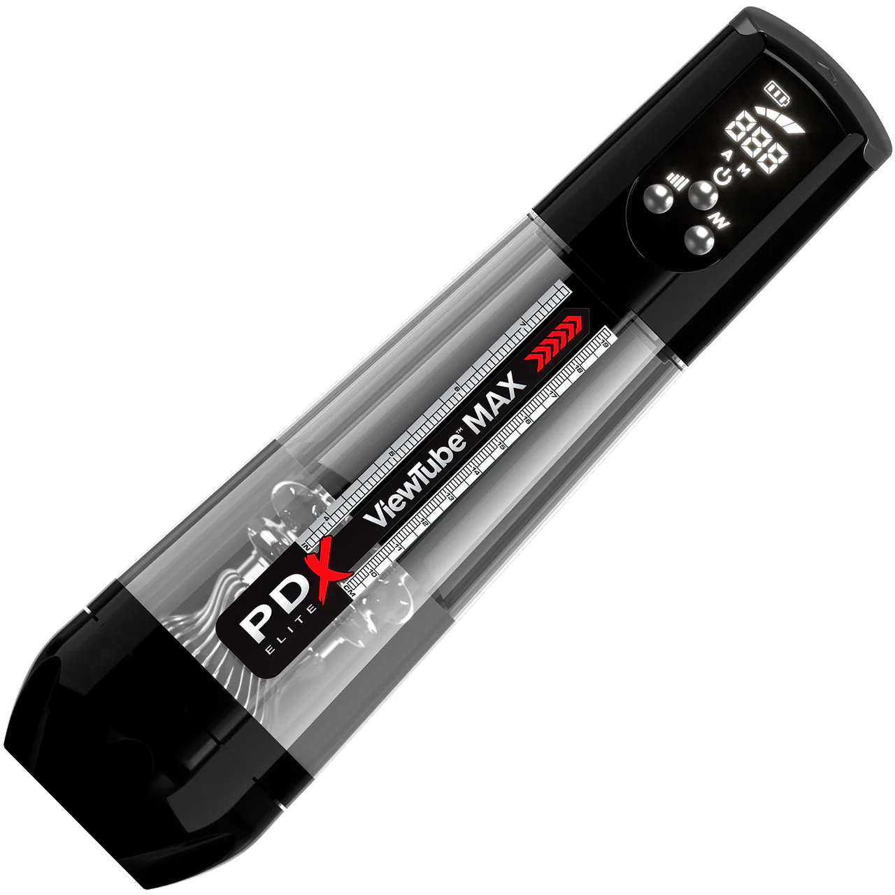 PDX Elite ViewTube Max View Rechargeable See-Thru Suction Stroker Penis Masturbator By Pipedream - Image 4