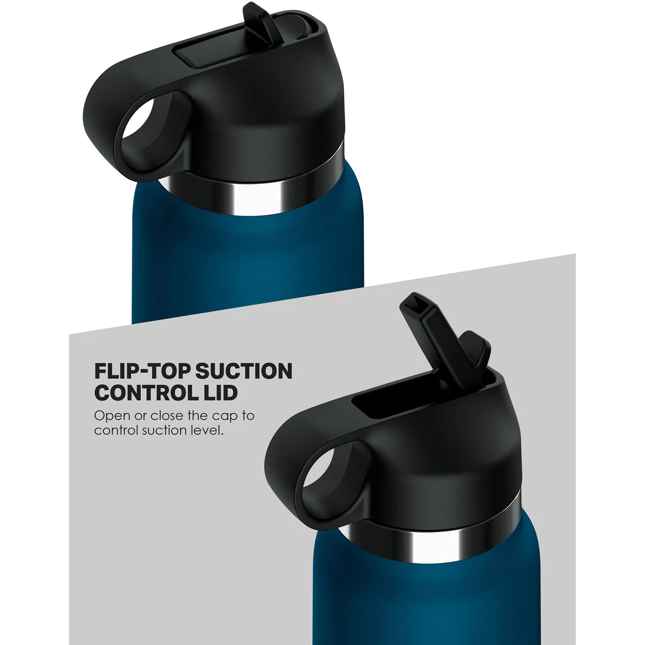 PDX Plus Fuck Flask Private Pleaser Discreet Water Bottle Penis Stroker By Pipedream - Chocolate - Image 4