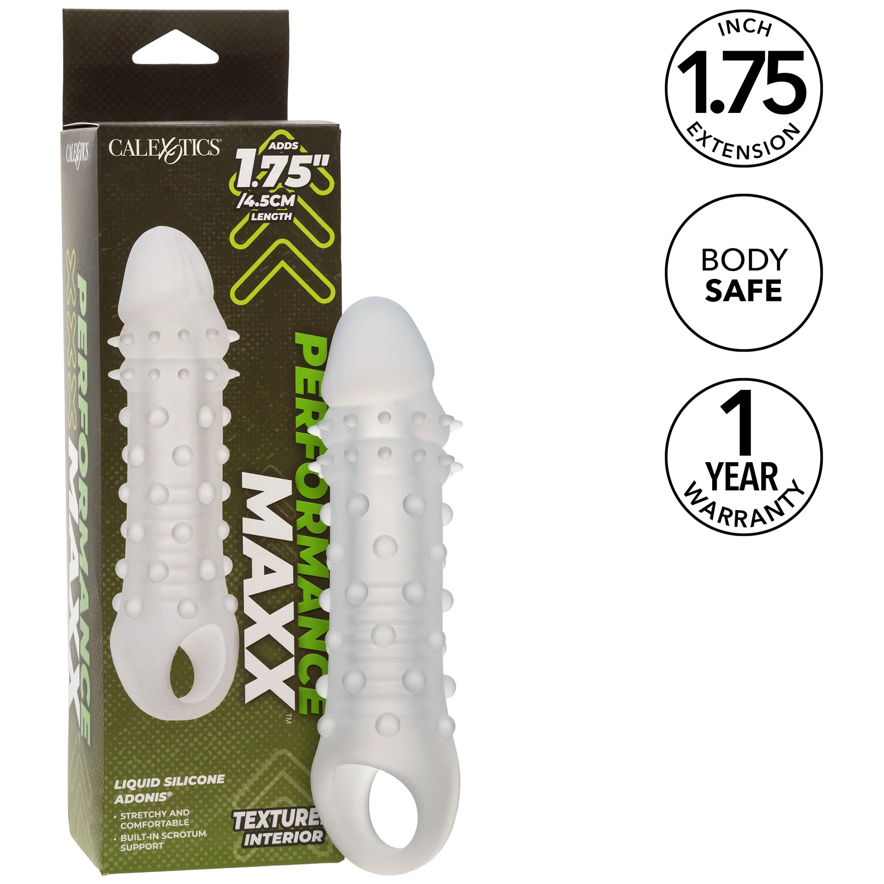Performance Maxx™ Liquid Silicone Adonis® Penis Sleeve By CalExotics - Image 8