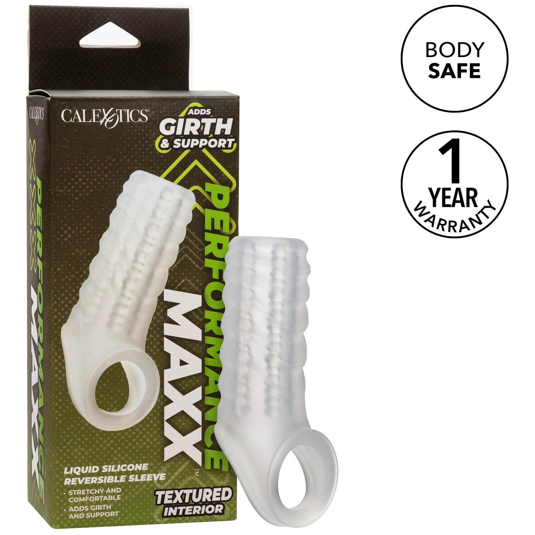 Performance Maxx™ Liquid Silicone Reversible Penis Sleeve By CalExotics - Image 9