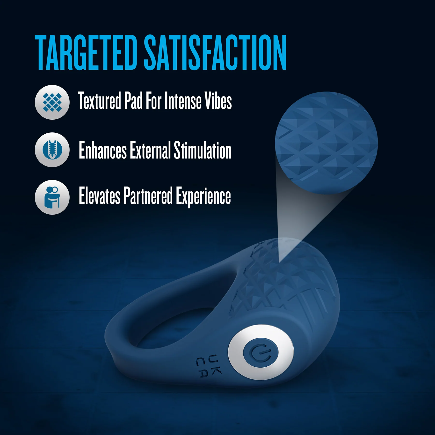 Performance Plus Flex Pro Vibrating Silicone Cock Ring By Blush - Image 4