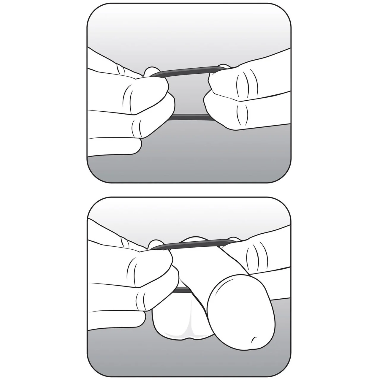 Performance VS4 Pure Premium Silicone Cock Rings By Blush Novelties - Black - Image 6