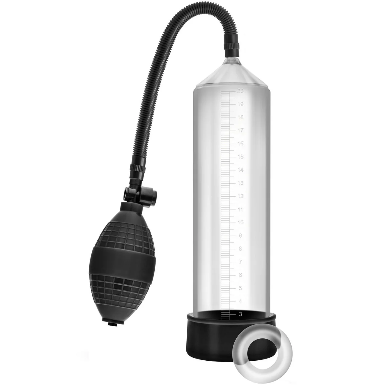 Performance VX101 Enhancement Penis Pump By Blush - Clear - Image 3