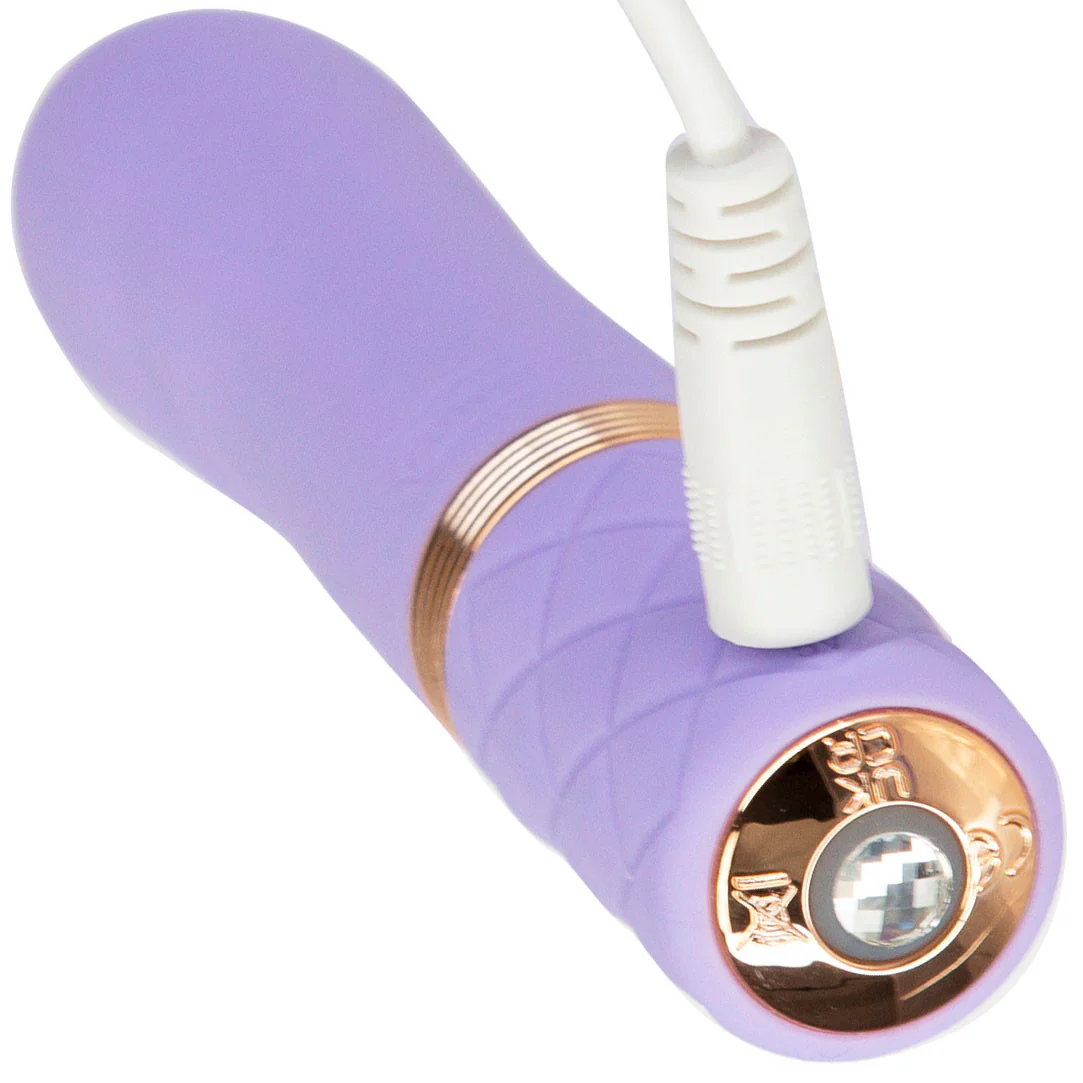 Pillow Talk Flirty Special Edition Silicone Mini Vibrator - Purple & Rose Gold - Image 8