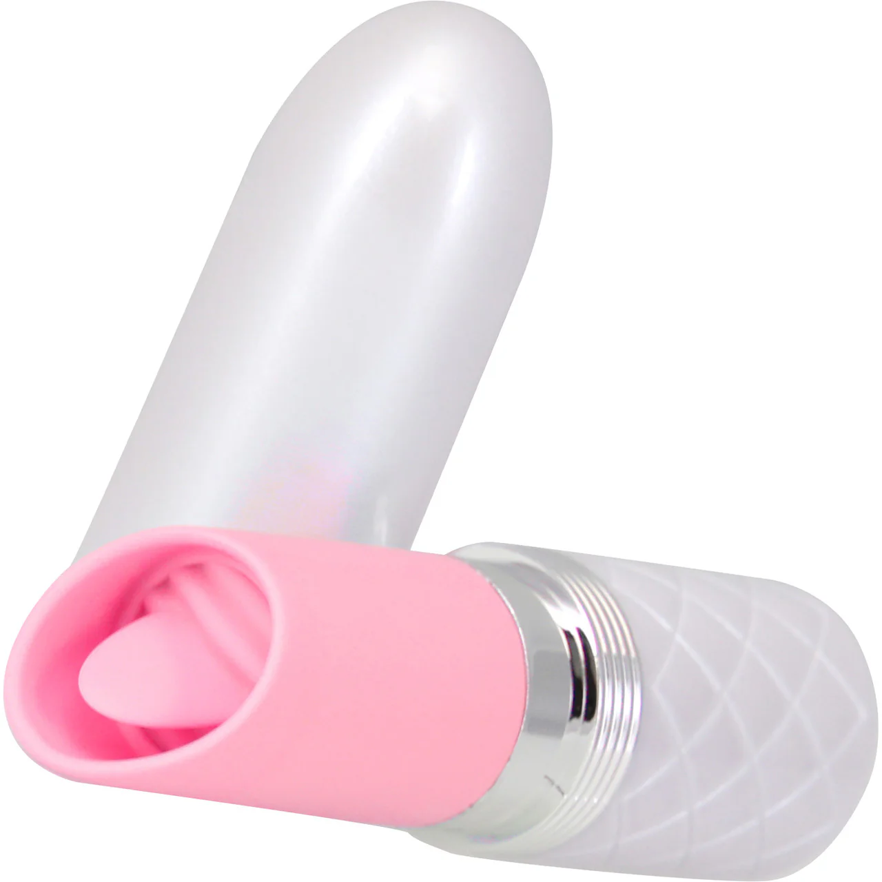 Pillow Talk Lusty Luxurious Rechargeable Silicone Flickering Massager - Pink - Image 3