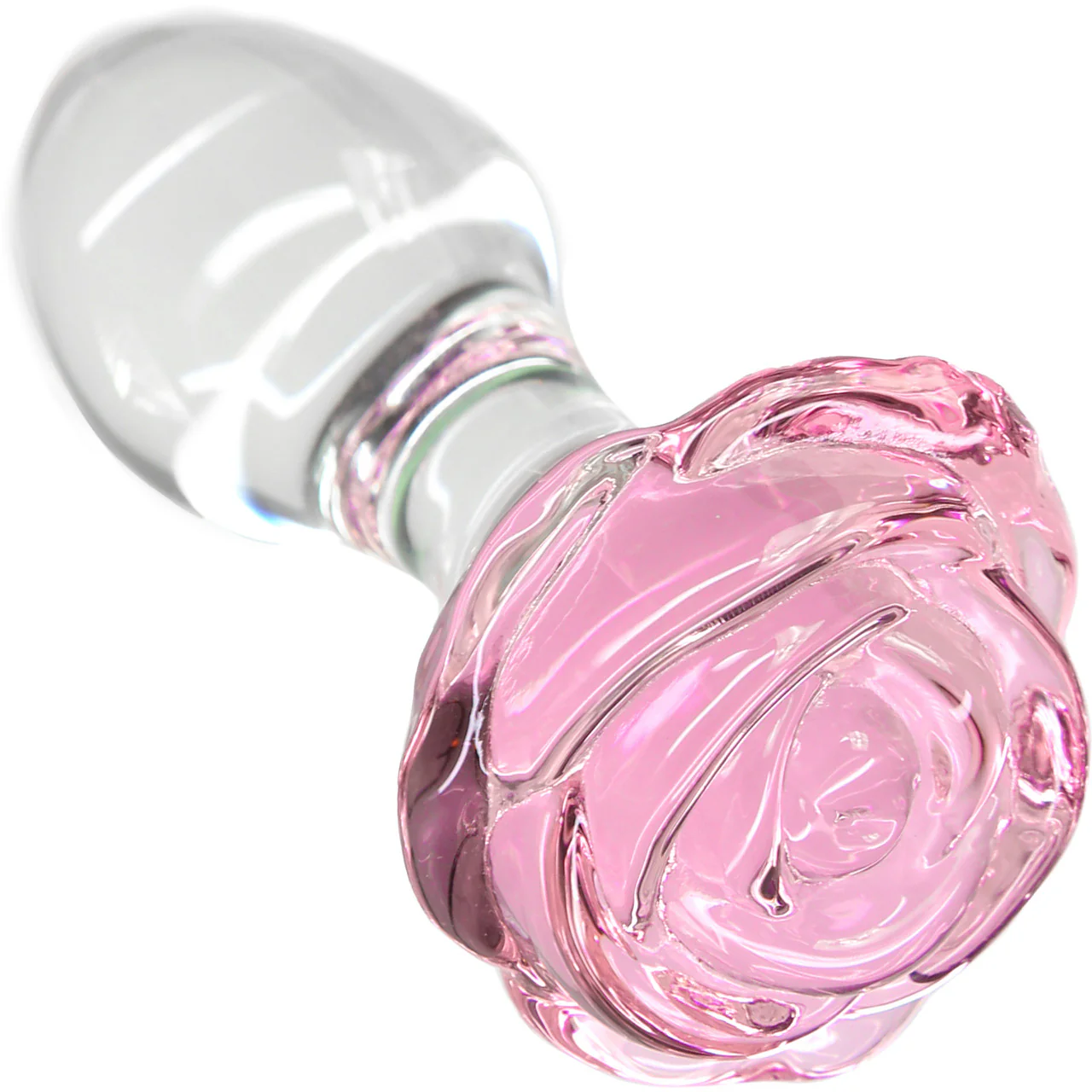 Pillow Talk Rosy Glass Anal Plug - Image 3
