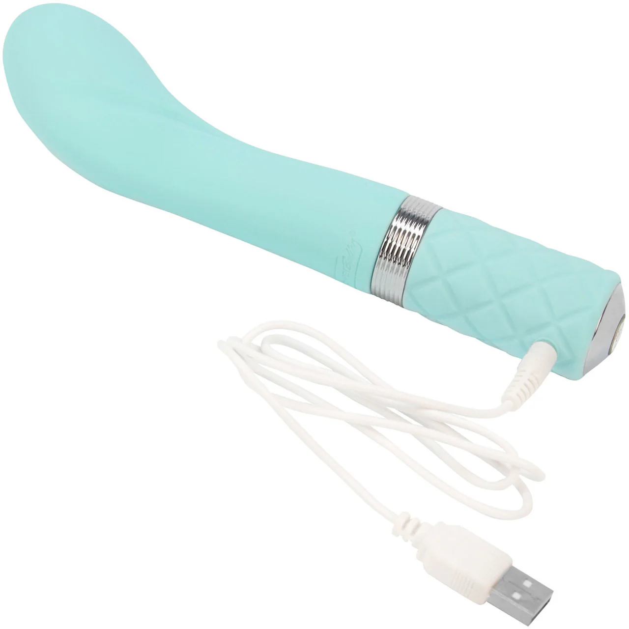 Pillow Talk Sassy Silicone Rechargeable G-Spot Vibrator - Teal - Image 6