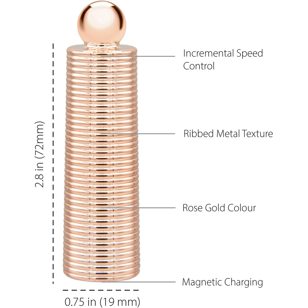 Pillow Talk Secrets - Desires Rechargeable Bullet With 6 Piece Silicone Attachment Set - Image 10