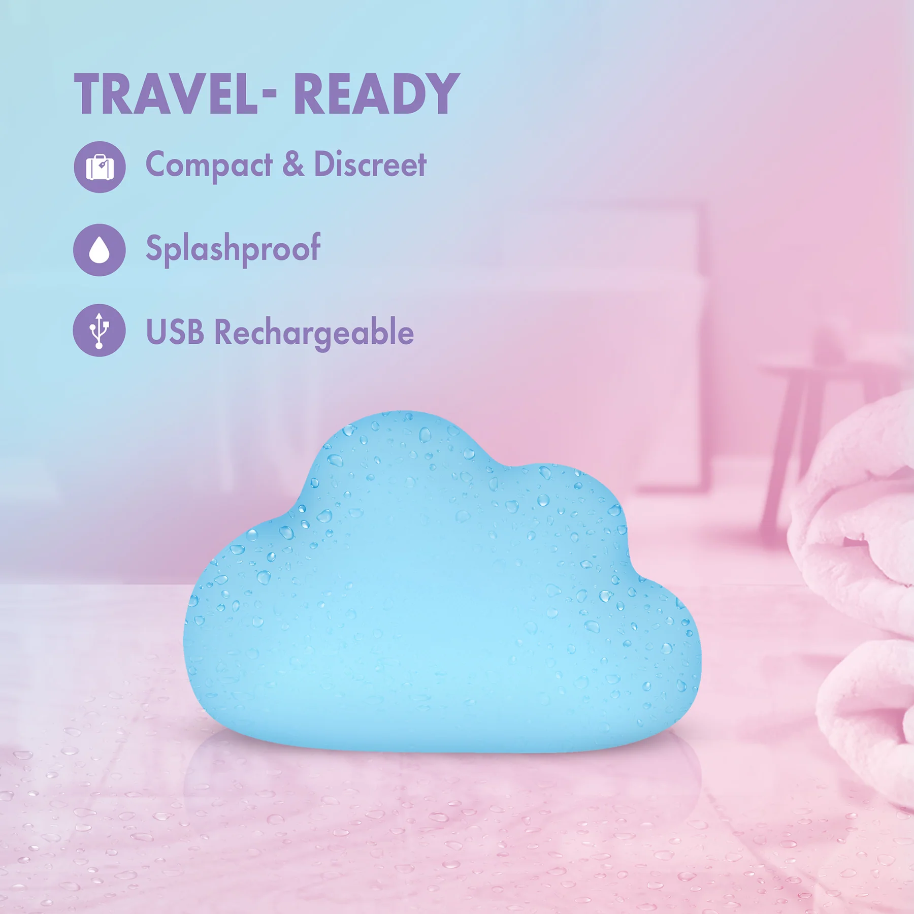 Play With Me Cuddle Cloud Silicone Rechargeable Clitoral Stimulator By Blush - Image 4