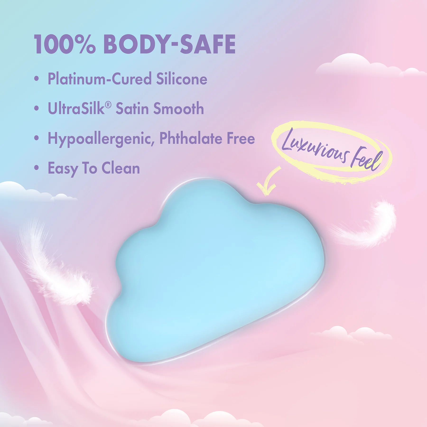 Play With Me Cuddle Cloud Silicone Rechargeable Clitoral Stimulator By Blush - Image 6